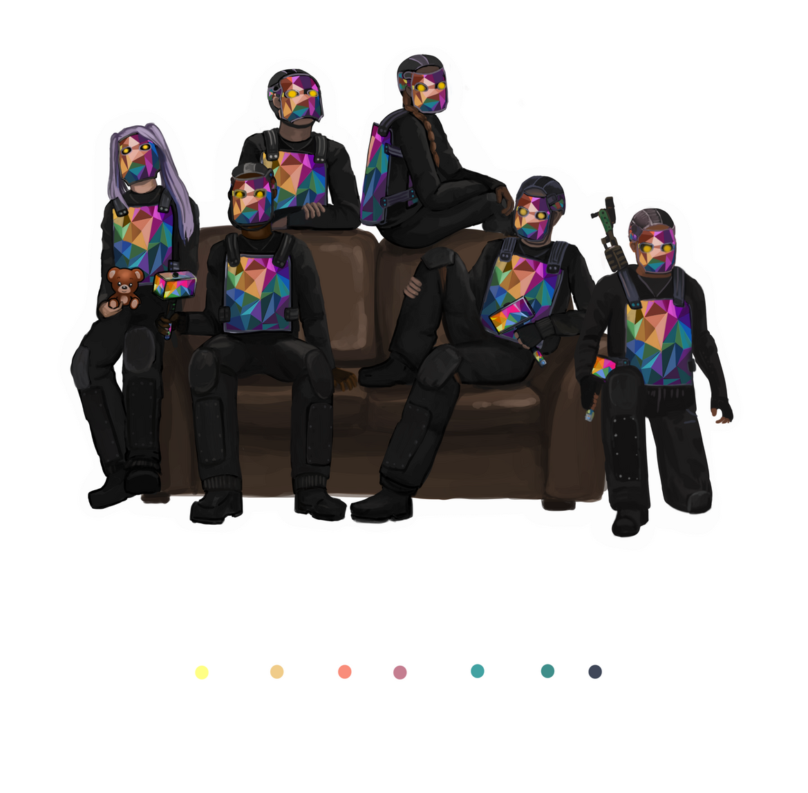 Rustoria 2024 Xmas Tshirt Design for Staff